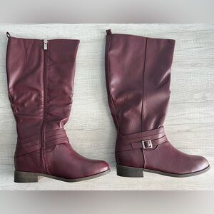 Journee Collection Ivie Knee High Extra Wide Calf Boots Size 7